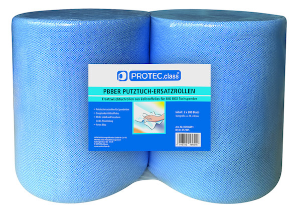 1St. Protec.Class PBBER Ersatzrolle 200 Tuecher VE2