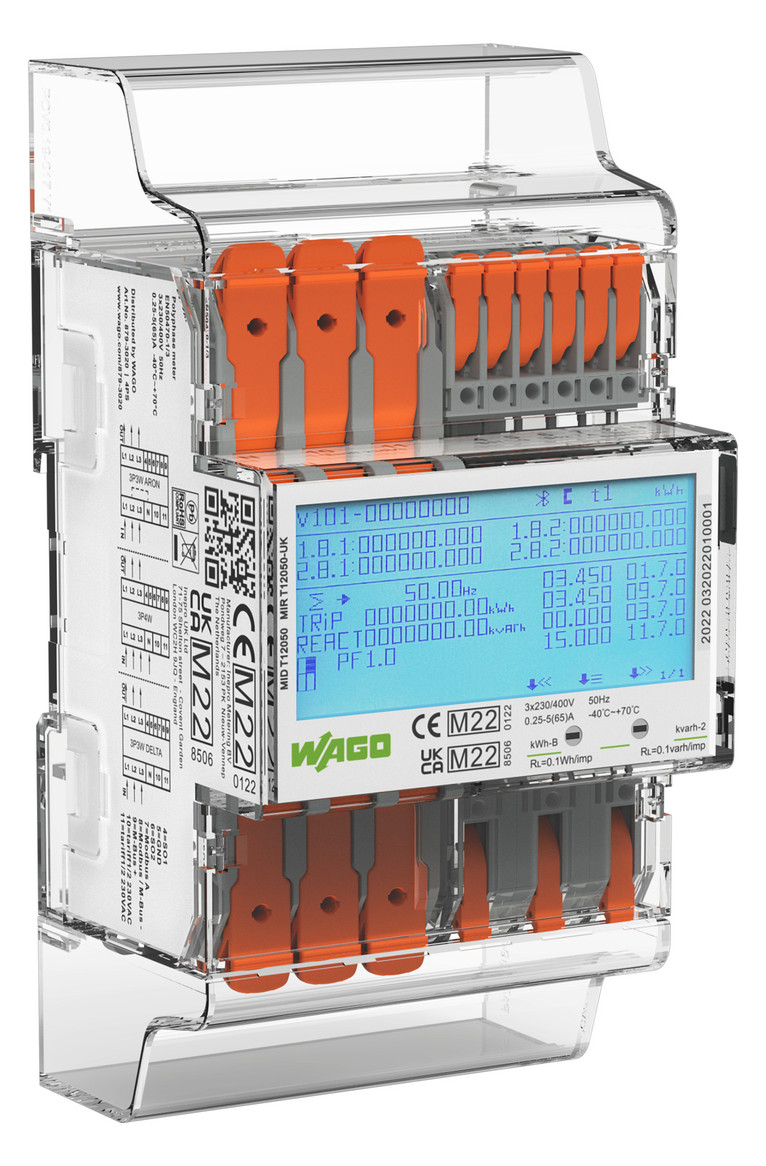 1St. Wago 879-3020 Energieverbrauchszaehler, für Direktanschluss