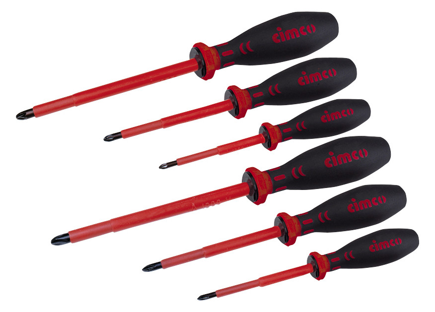 1St. Cimco 117745 Kreuzschlitz-Schraubendreher-Sortiment
