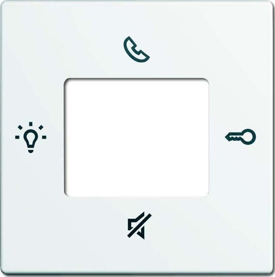 1St. Busch-Jaeger 83260-84 Zentralscheiben, studioweiß