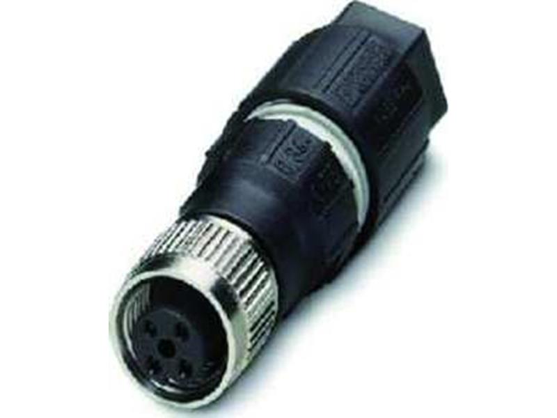1St. Phoenix SACC-M12FS-4QO-0,75-M Sensor-/Aktor-Steckverbinder Universal 4-polig Buchse gerade M12 A-kodiert Sc