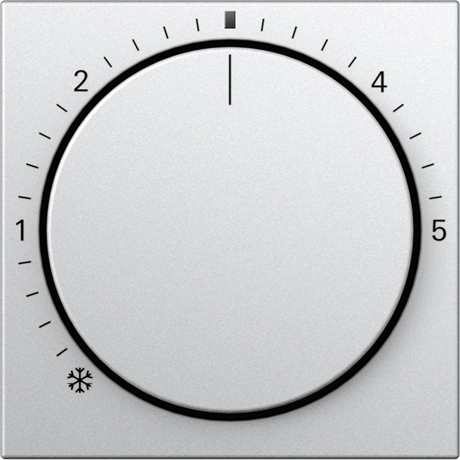 1St. Gira 270226 Abdeckung RTR Kontroll System 55 aluminium