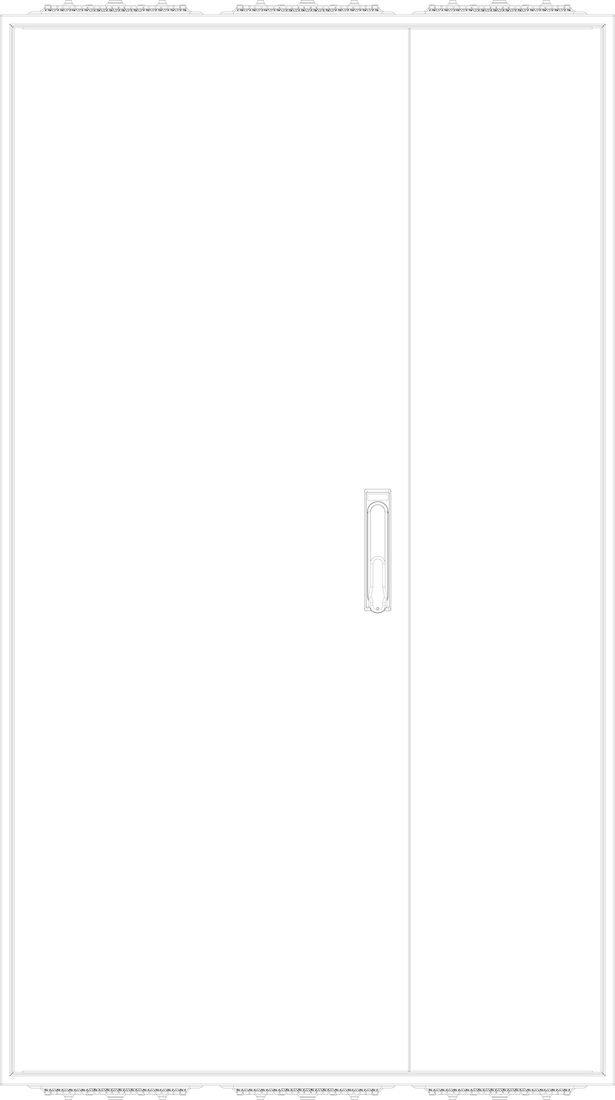 1St. F-Tronic ZF143 Leergehäuse ZF143, IP54, H=1400mm, B=800mm 7120538