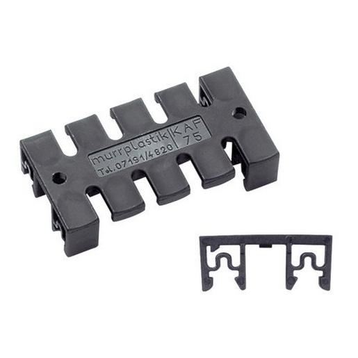 100St. MURR KAF 140: Schwarz Zugentlastungen-Kabelabfangleiste-KAF 14