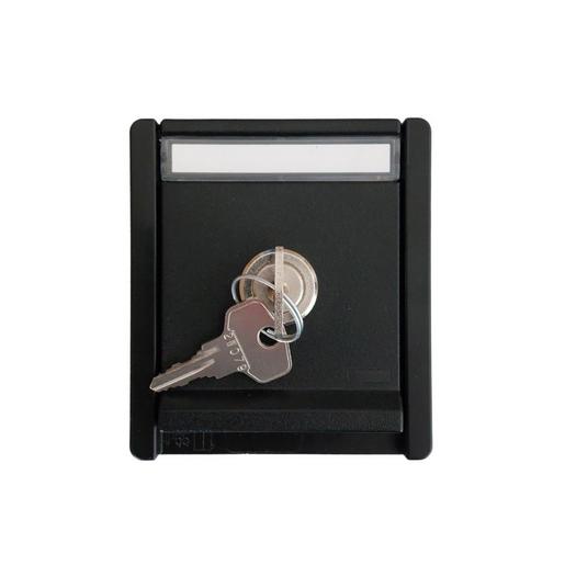 1St. NAQUAAPSDS1SW.1 1-fach Steckdose abschließbar, Schließun