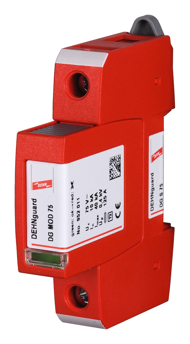 1St. Dehn 952071 Überspannungsableiter Typ 2 DEHNguard S 1-polig Uc 75V AC DG S 75 1St. Dehn 952071 Überspannungsableiter Typ 2 Dehnguard S 1-polig Uc 75V AC DG S 75