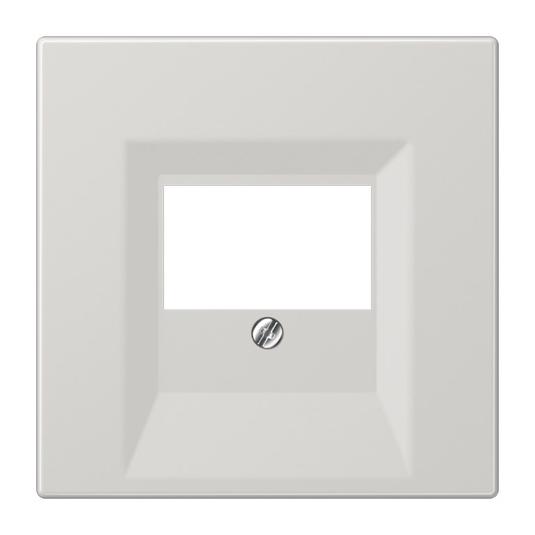 1St. Jung LS969TLG Abdeckg. f. TAE-Fernmelde-Anschlussd. u. Kombinations-Anschluss-Einh. lichtgr. LS 969 T LG