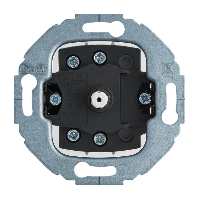1St. Berker 387603 Drehschalter Aus/Wechsel Serie 1930/Glas/R.classic 1St. Berker 387603 Drehschalter Aus/Wechsel Serie 1930/Glas/R.classic