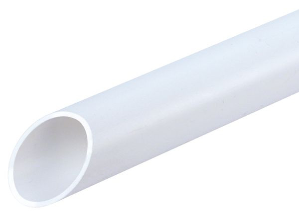 2m Fränkische 22520132 Mittleres Kunststoff Stangenrohr FPKu-EM-F-UV 32 starr Weiss FPKu-EM-F-UV 32 weiß