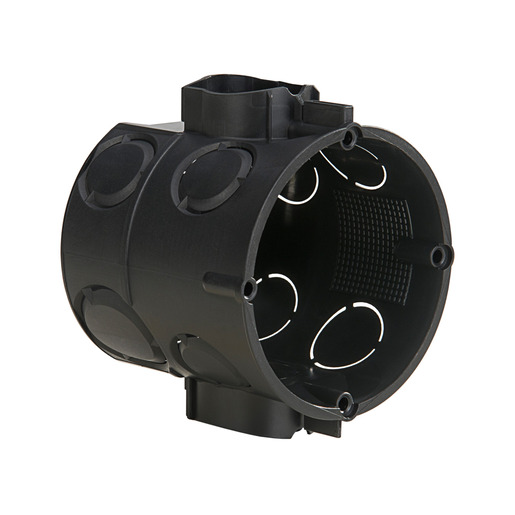 25St. Geräte- Verbindungsdose mit Stutzen Ø 60 mm, 62mm mit 2 Schrauben, halogenfrei 25St. Geräte- Verbindungsdose mit Stutzen Ø 60 mm, 62mm mit 2 Schrauben, halogenfrei