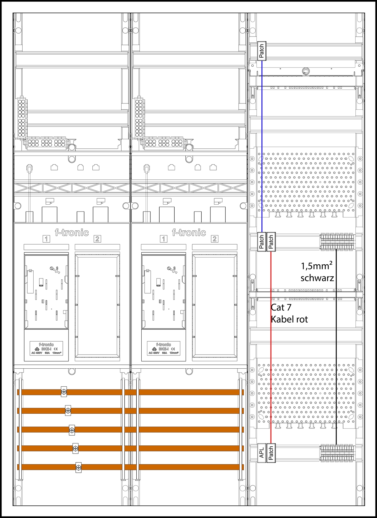 1St. F-Tronic EHZ732APZSWM EHZ732APZSWM, 2 ZP DS, 2 R, 1 VAPZ-SWM inkl. APL 7195647