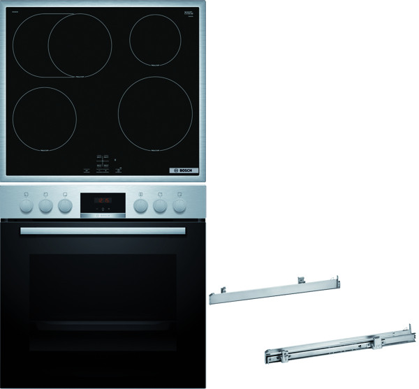 1St. Bosch HND415GS62 SET: HEA513BS4 NIF64RCB5E HEZ538000