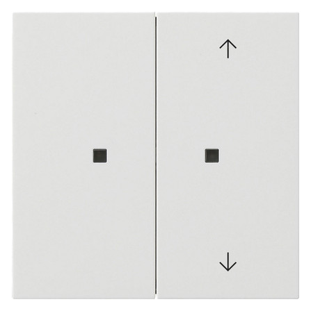 1St. Gira KNX Taster Wippe 2f 5175112 unbedruckt/Pfeile Flächenschalter