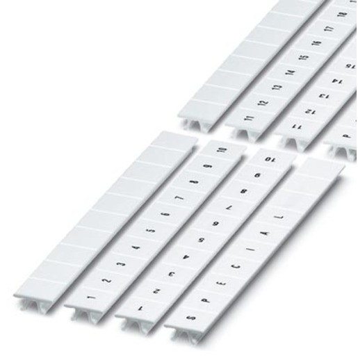 10St. Phoenix ZB10,LGS:L1-N,PE Marker für Klemmen Streifen Weiss beschriftet beschriftbar mit: CMS-P1-PLOTTER län
