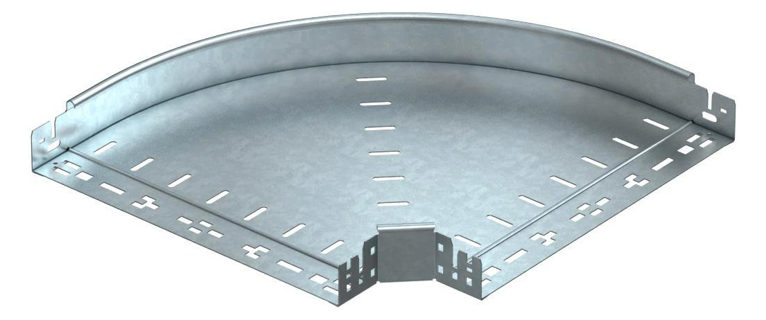 1St. OBO Bettermann RBM 90 640 FT Bogen 90 mit Schnellverbindung 60x400