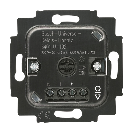 1St. Busch-Jaeger 6401 U-102 Busch-Universal-Relais-Einsatz