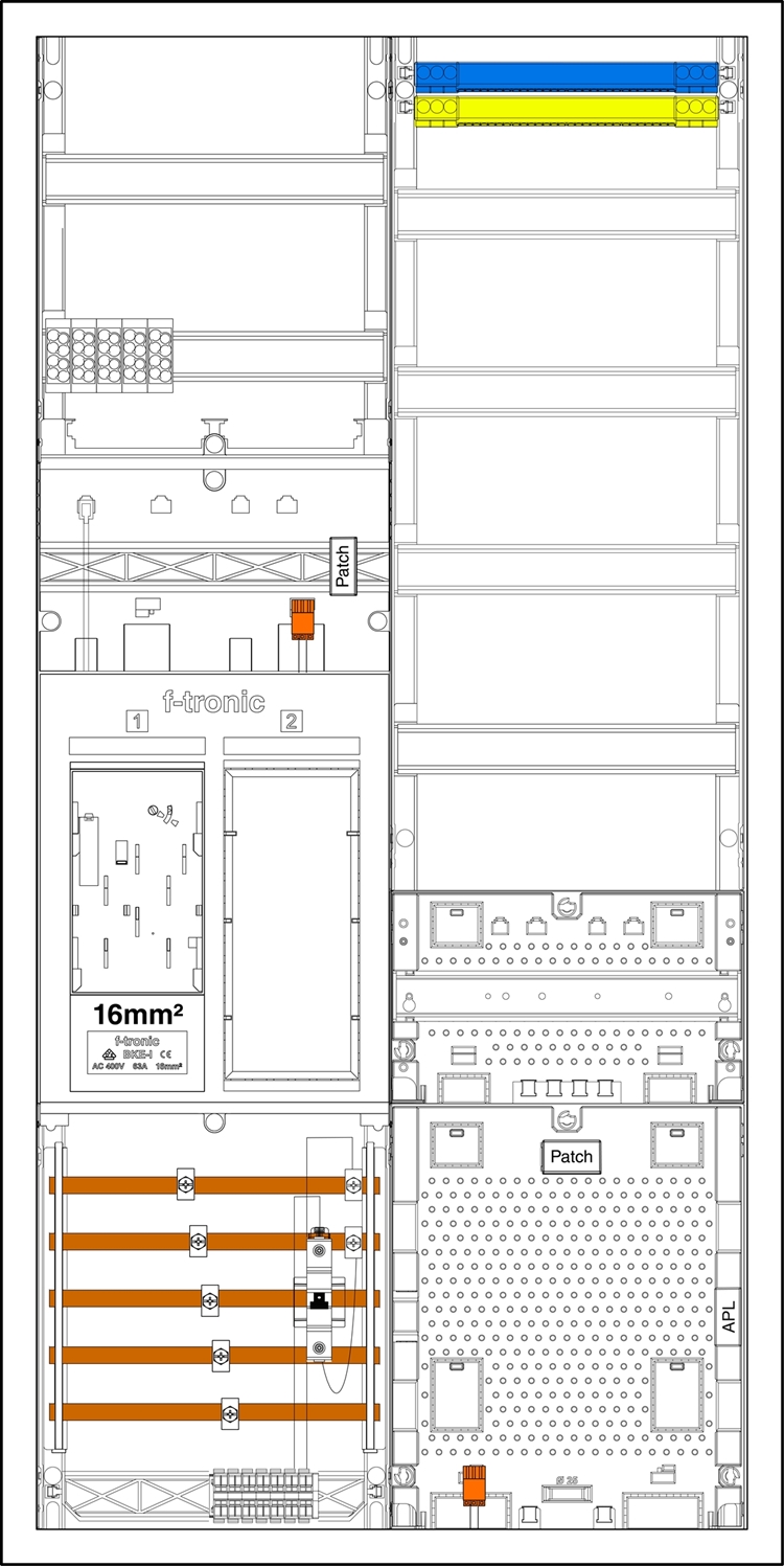 1St. F-Tronic EHZ721APZRFZB10-16 EHZ721APZRFZB10-16, 1 ZP,DS,1R, 1 VAPZRFZ inkl. APL, SPVGB10, 2 PPV, 1 PL150 7195223