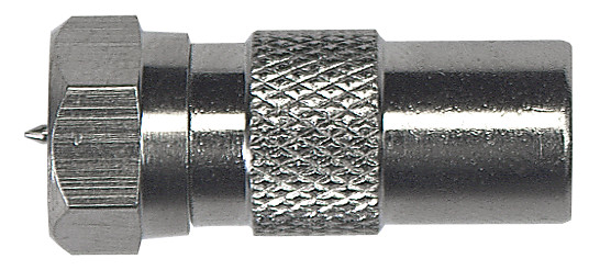 1St. Axing CFA1000 Adapter IEC-Stecker auf F-Stecker...