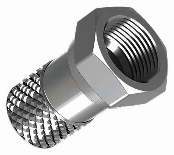 1St. Homeway HAXHSS-00000-C001 F-Schraubstecker,Inhalt:1Stück