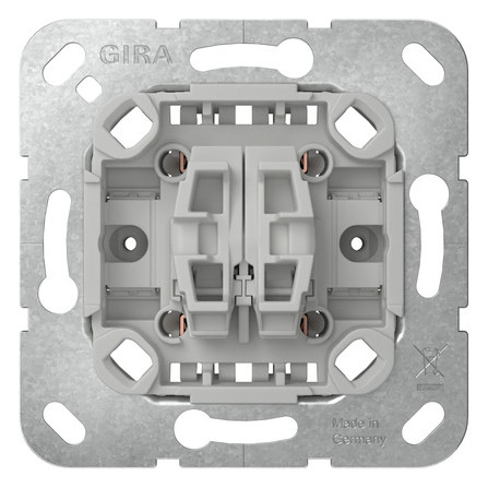 1St. Gira 383800 Tastschalter Wechselsch. 2f o.Kr. Einsatz 1St. Gira 383800 Tastschalter Wechselsch. 2f o.Kr. Einsatz
