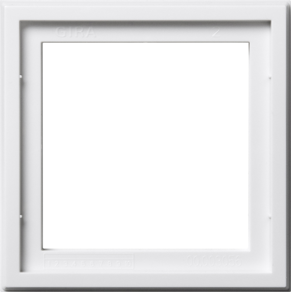 1St. Gira 131103 Montageadapter 1fach E2 Reinweiß