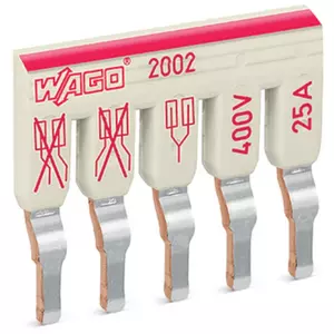 25St. Wago 2002-475 Schachtelbrücker 5-fach isoliert 25St. Wago 2002-475 Schachtelbrücker 5-fach isoliert