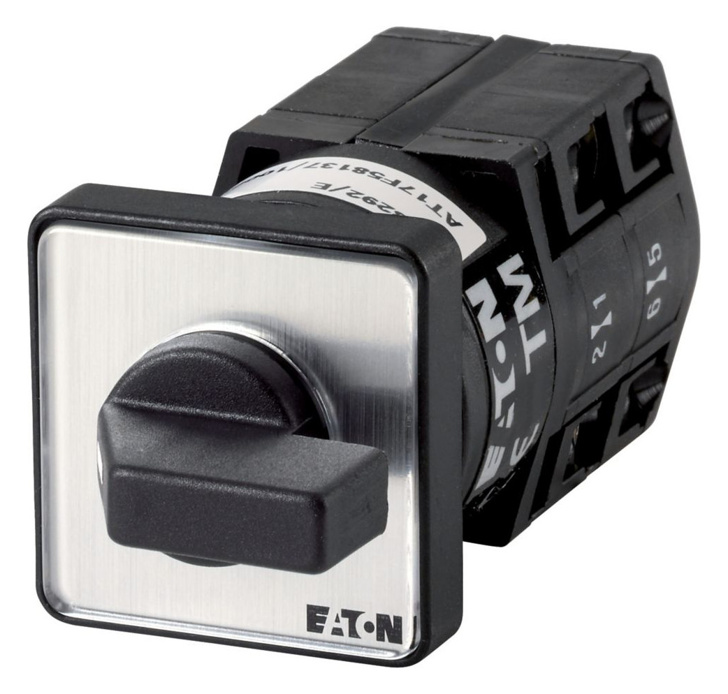 1St. Eaton 065386 Stufenschalter, TM, 10 A, Einbau, 2 Baueinheit(en), Kontakte: 3, 45 , rastend, mit 0-Stellung, 0-3, Abwicklungsnummer 8241 TM-2-8241/E