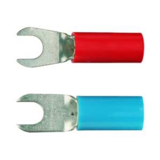 100St. Klauke 652C/5 Quetschkabelschuhe Isoliert 652C5