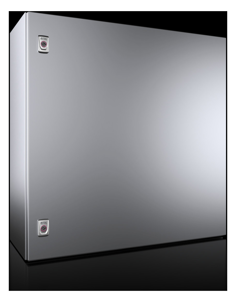 1St. Rittal AX 1014.000 Kompakt-Schaltschrank AX, Edelstahl 1.43 AX1014000 BHT 760x760x300 mm