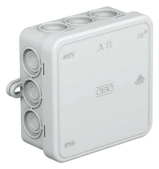 10St. OBO Bettermann A11 2000342 Feuchtraum Abzweigkasten Abzweigdose leer *