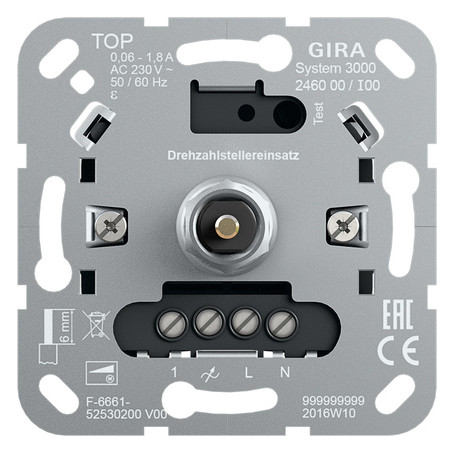 1St. Gira S3000 246000 Drehzahlstellereins.Einsatz