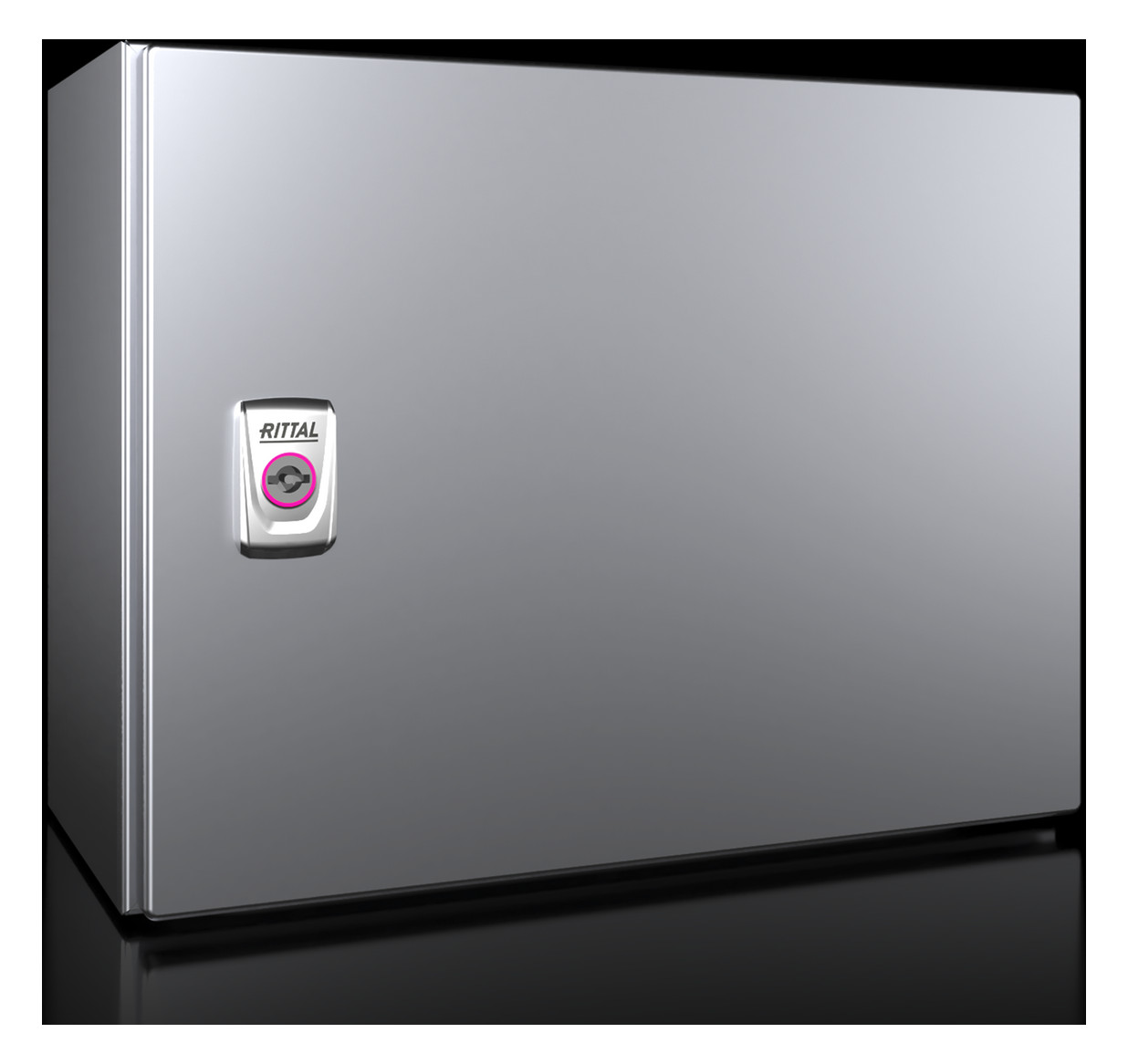 1St. Rittal AX 1011.000 Kompakt-Schaltschrank AX, Edelstahl 1.43 AX1011000   BHT 380x300x210 mm