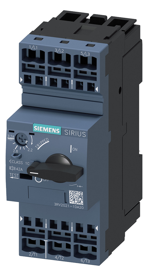 1St. Siemens 3RV2021-1DA20 Leistungsschalter, S0, Motorschutz, Clas