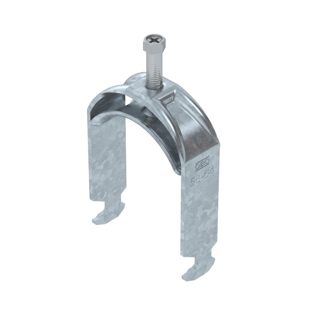 1St. OBO BS-H1-M-64 FT Bügelschelle 2056 58-64mm tauchfeuerverzinkt 1186062