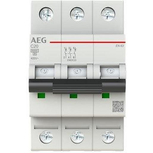 1St. AEG EN63C20 Leitungsschutzschalter 6kA 20A 3P
