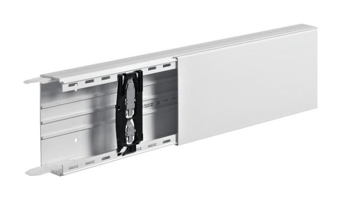 2m Hager LF6015009016 Leitungsführungskanal aus PVC LF 60x150mm verkehrsweiß