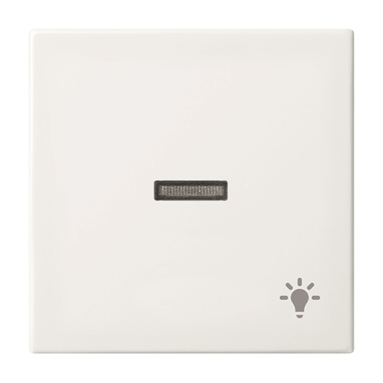 1St. Busch-Jaeger 1789 LI-914 Wippe mit Aufdruck Licht, mit kleiner transparenter Kalotte Busch-balance SI alpinweiß