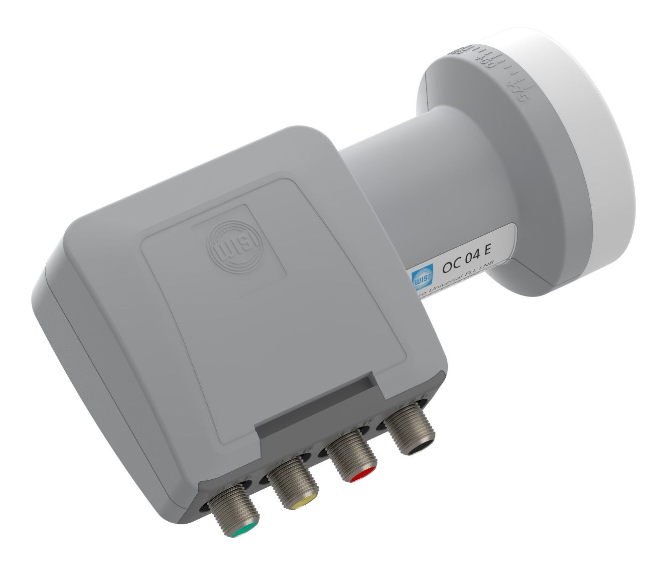 1St. Wisi Speisesystem Quattro OC04E lichtgrau 40mm Feed universal LTE-safe