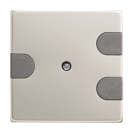 1St. Busch-Jaeger 1745-866 Zentralscheibe pur edelstahl edelstahl