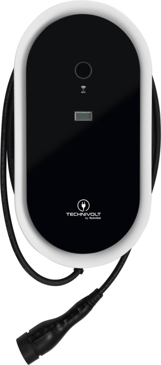 1St. Technivolt 2200 Smart Wallbox 22kW mit 5m Typ2 Ladekabel