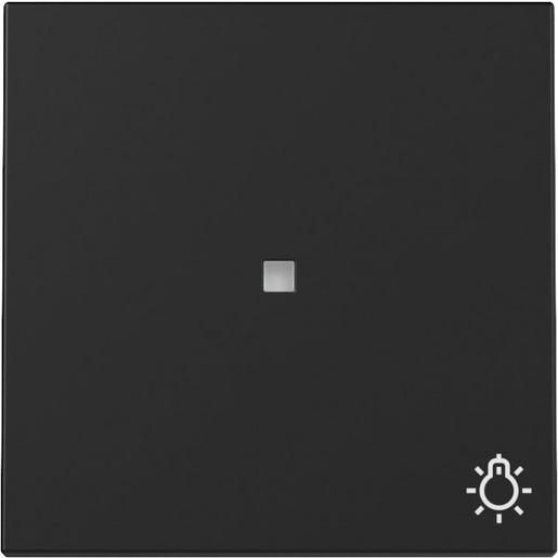 1St. Gira 3674005 Wippe Kontrollfenster + Symbol Licht System 55 schwarz matt