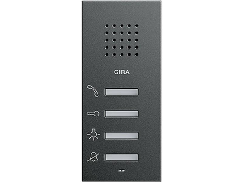 1St. Gira 125028 Wohnungsstation AP System 55 Anthrazit