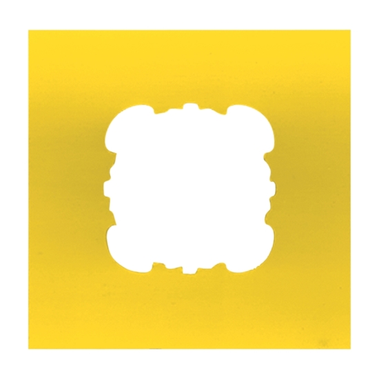 50St. Busch-Jaeger 0239-0-0061 Abdeckplatte Alu-Druckguss/Sondergeräte gelb