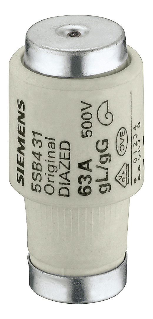 5St. Siemens 5SB4311 DIAZED-Sicherungseinsatz Baugröße DIII I