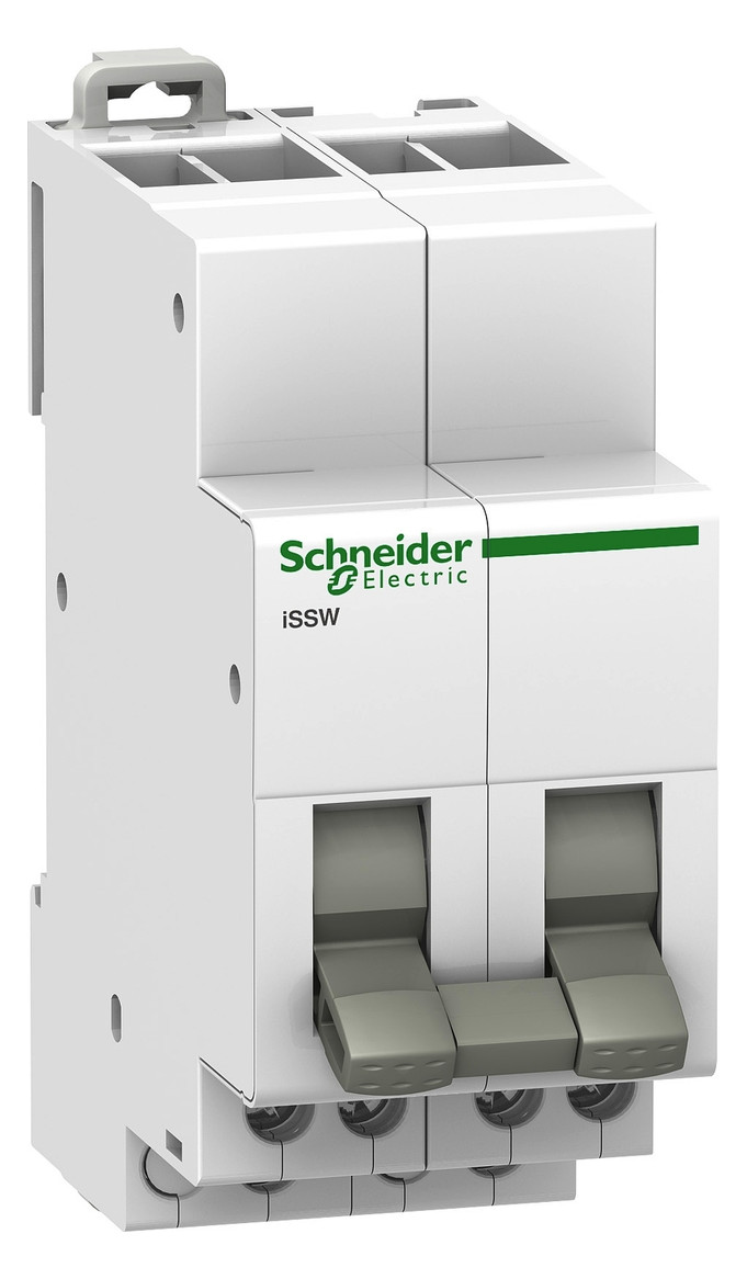 1St. Schneider Electric A9E18071 Wechselschalter iSSW, 2 Wechsler, 20A, 250VAC, 2 Positionen