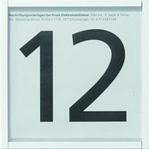 1St. Siedle IM 612-0 W Info-Modul 200034616-00 IM612-0W