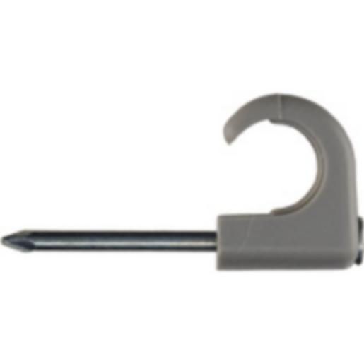 100St. Schneider Electric 2021020 Nagelschelle TC5-7 Nagel: (1,2/20/12mm) grau Thorsman 100 Stck/Packung