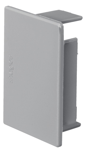 1St. Hager LF4006067035 Endstück lichtgrau