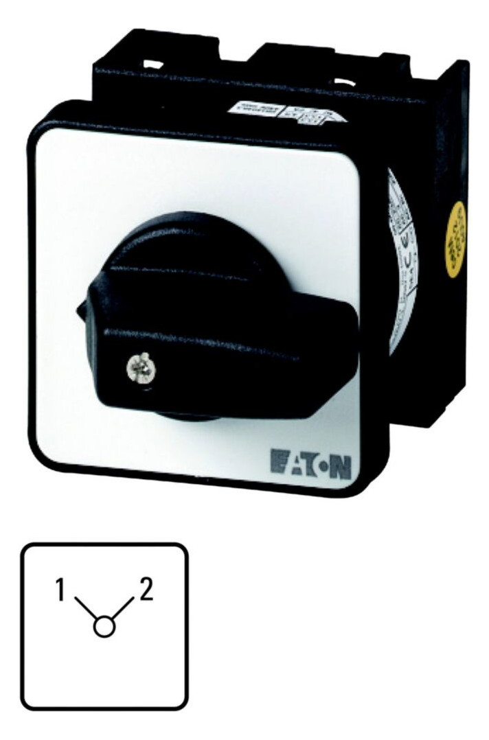 1St. Eaton T0-1-8220/E 031728 Umschalter, T0, 20 A, Einbau, 1 Baueinheit(en), Kontakte: 2, 90 , rastend, ohne 0-Stellung