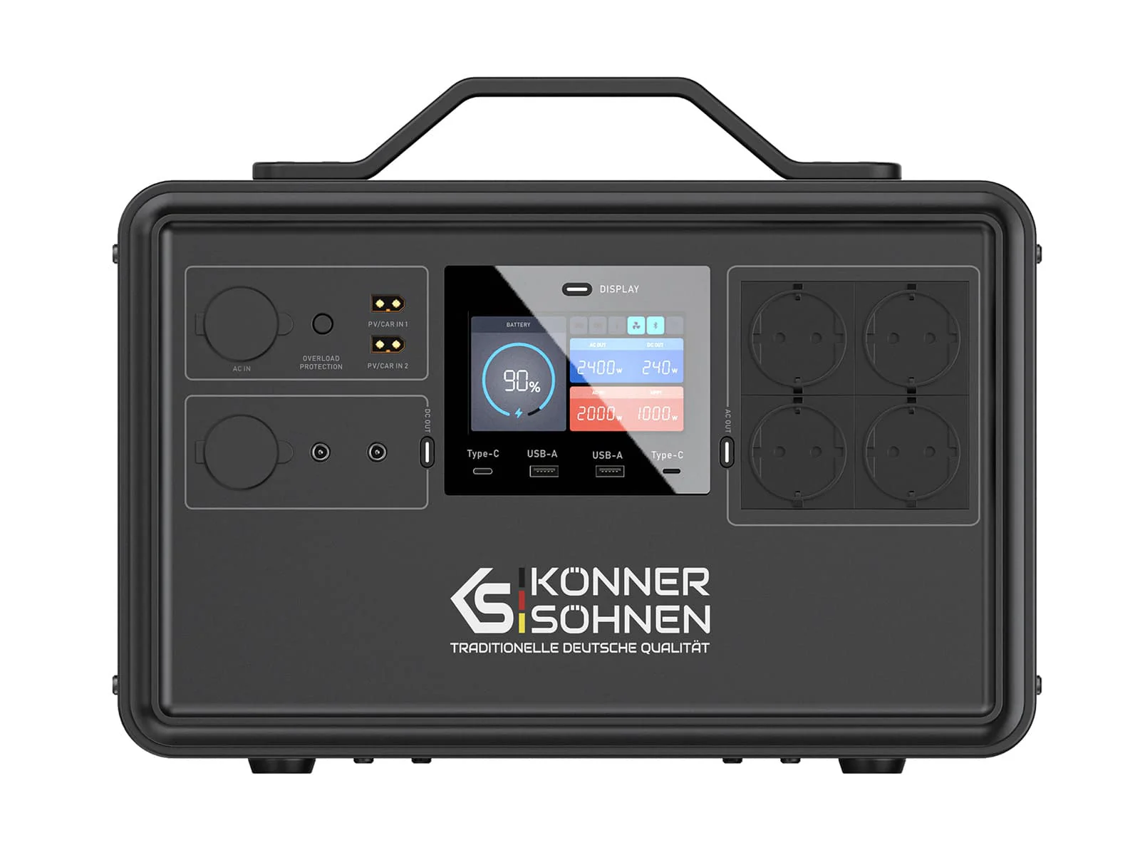 1St. Könner & Söhnen KS2400PS Tragbare Powerstation KS 2400PS 1St. Könner & Söhnen KS2400PS Tragbare Powerstation KS 2400PS